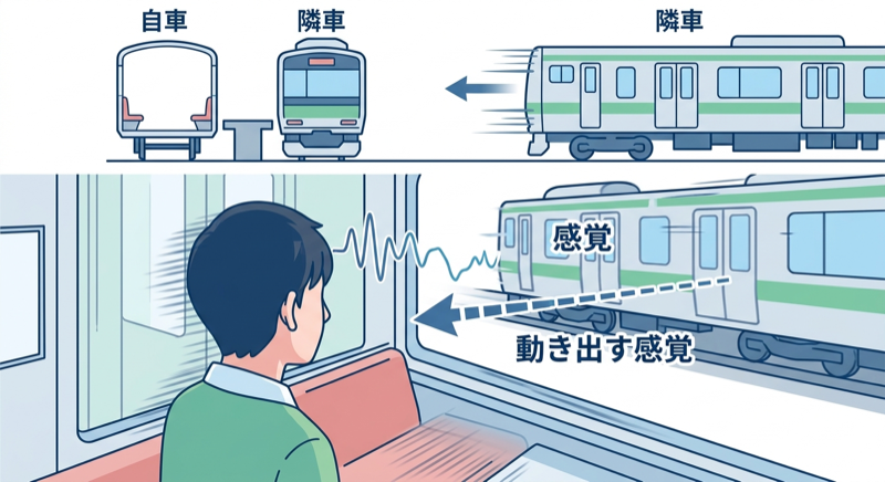列車の錯覚（ベクション）
